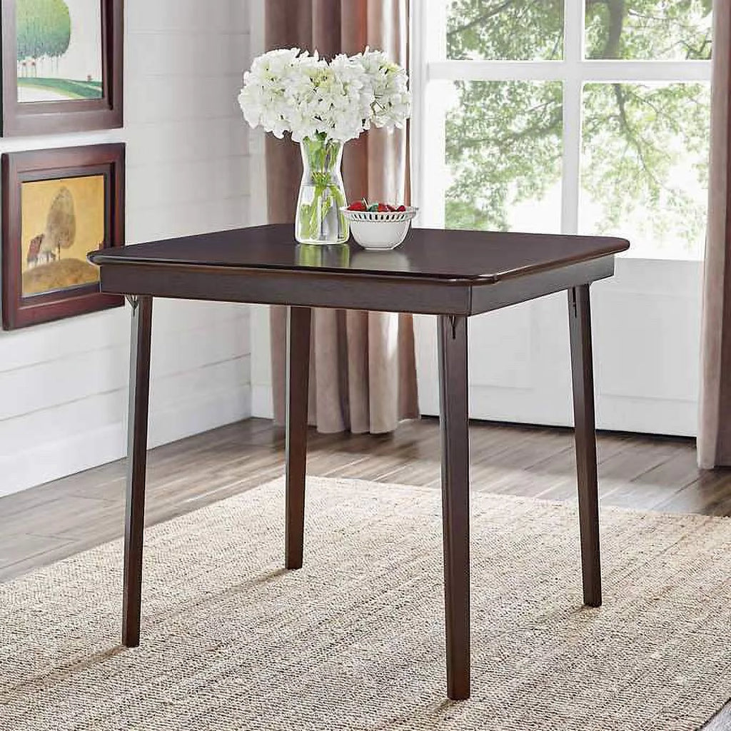 Brown Wood Folding Table P874055