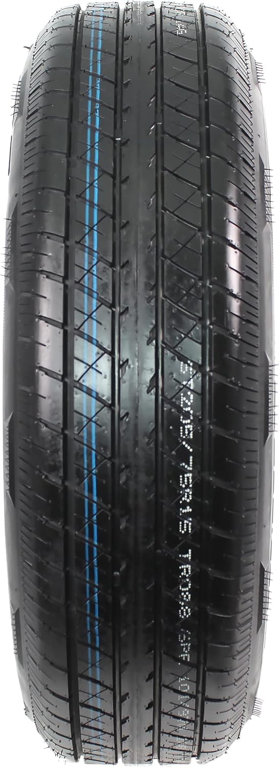 Gray Modular Trailer Tire On Rim ST205/75R15 5 Lug Wheel E453967