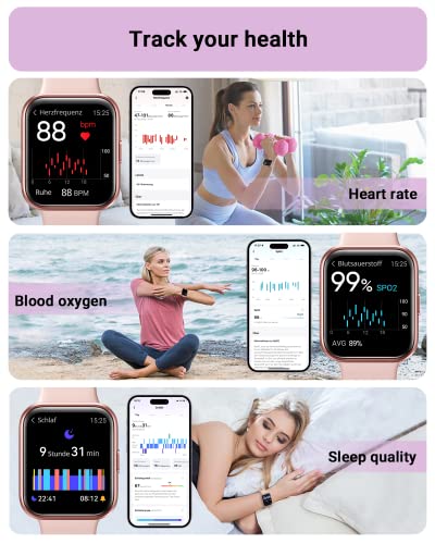 1.8" Touch Screen Smart Watch with Alexa Built-in Z9444