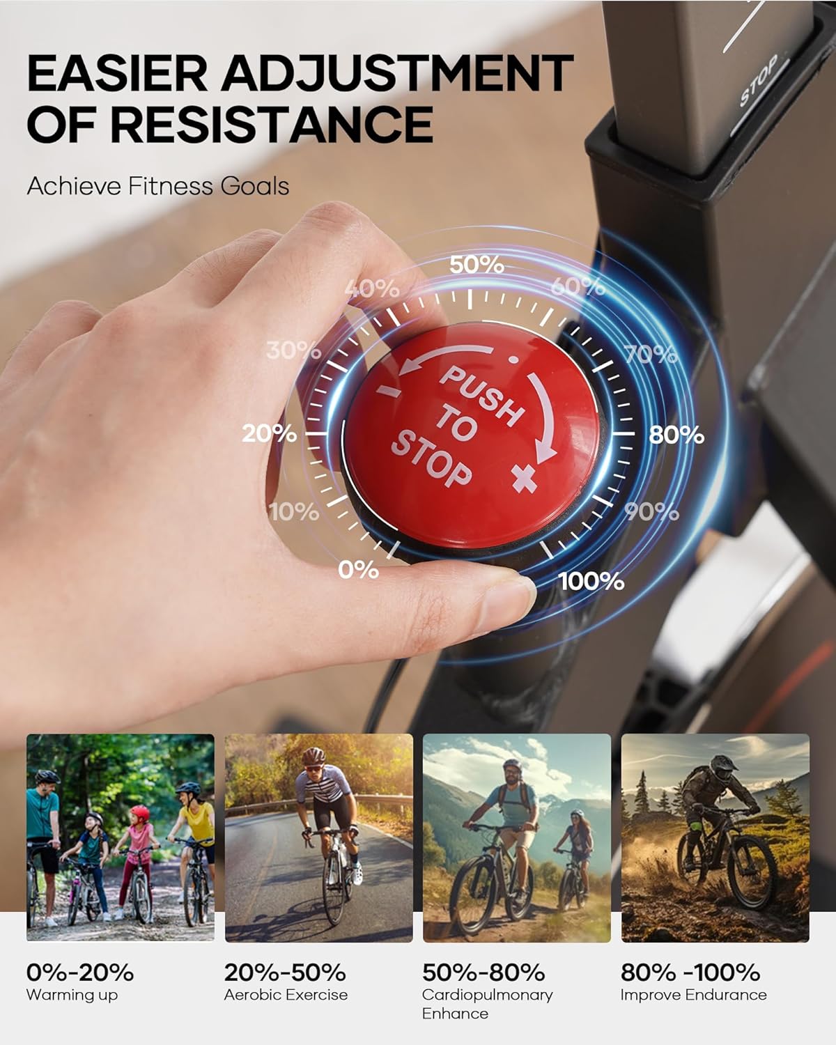 Indoor Cycling Bike with Resistance Seat Cushion LCD Monitor Belt Drive L17592