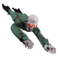 Scary Climbing Zombie Skeleton with Glowing Red Eyes and Creepy Sound F30479
