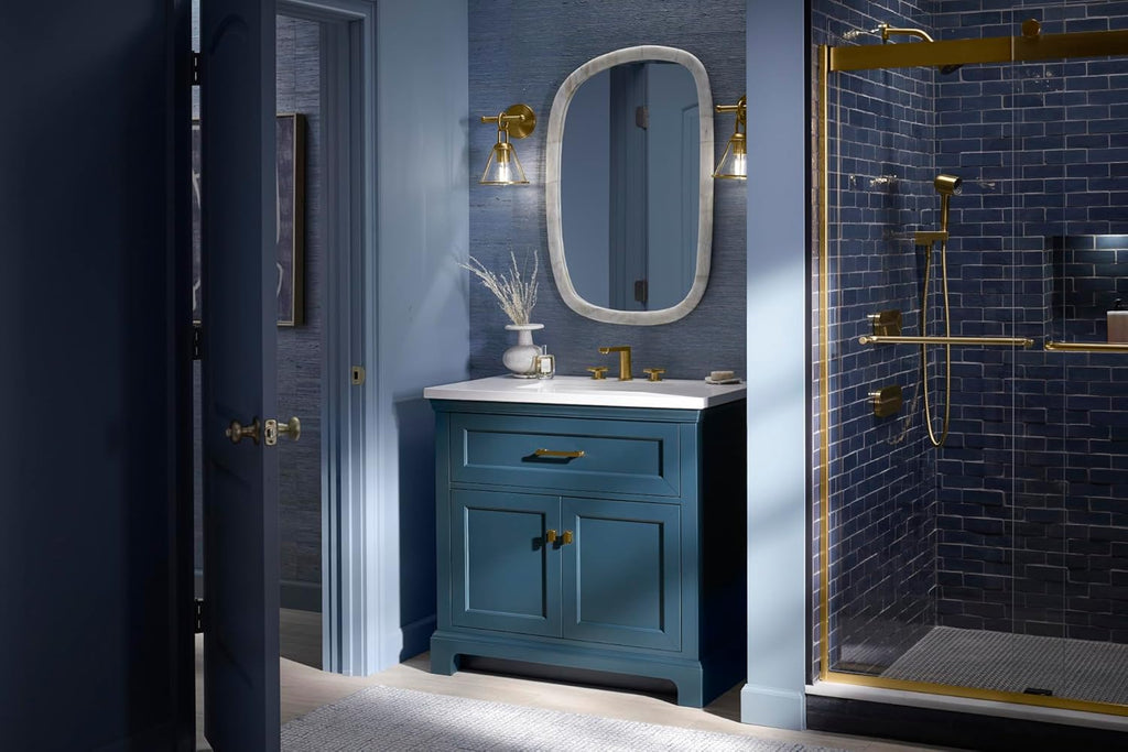 24 in. Bathroom Vanity Cabinet with Sink and Quartz Top T675717