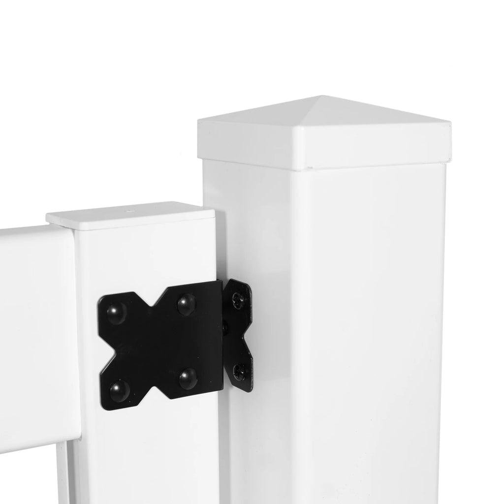 White Vinyl Picket Fence Gate D728729