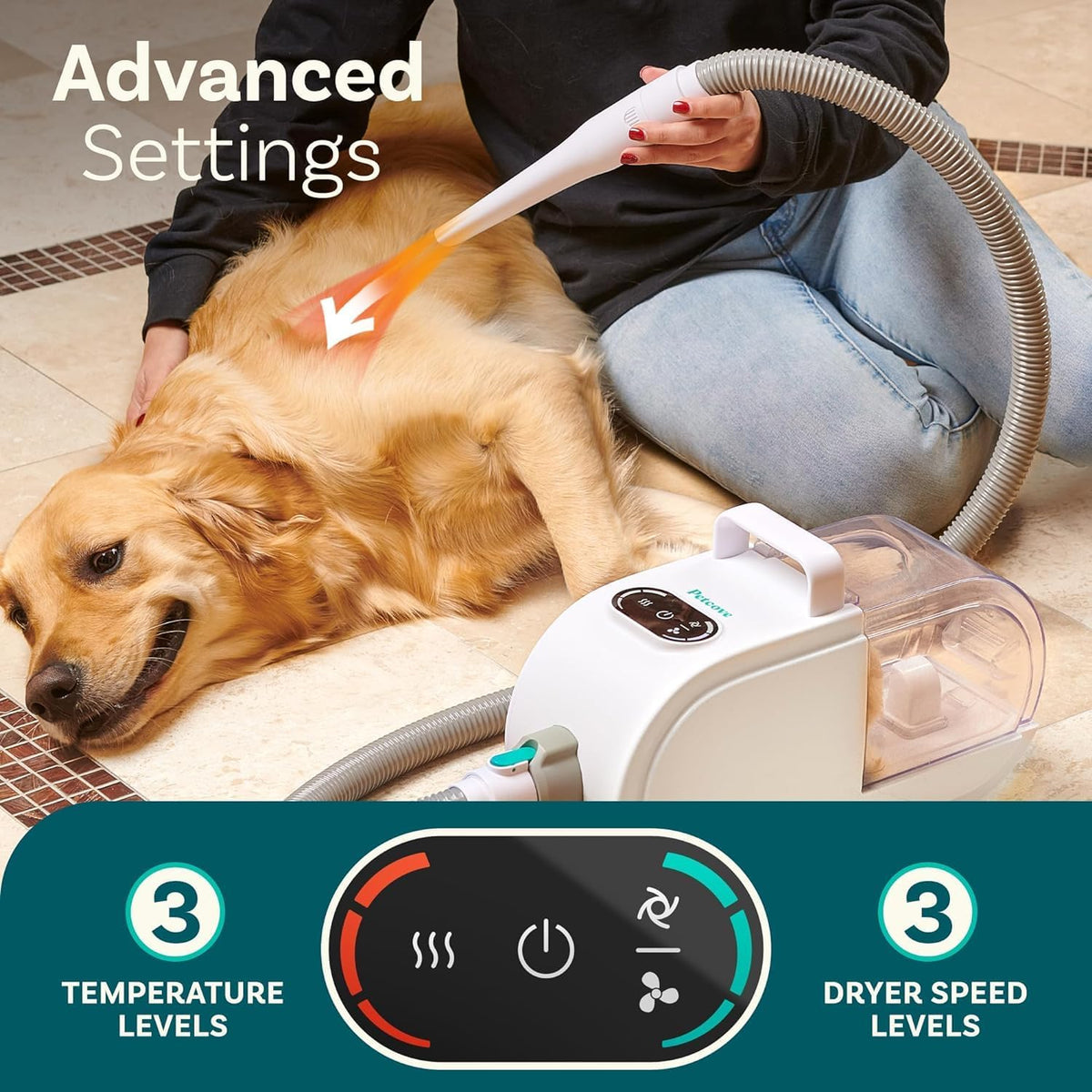 Dog Grooming Kit and Dog Hair Dryer U475