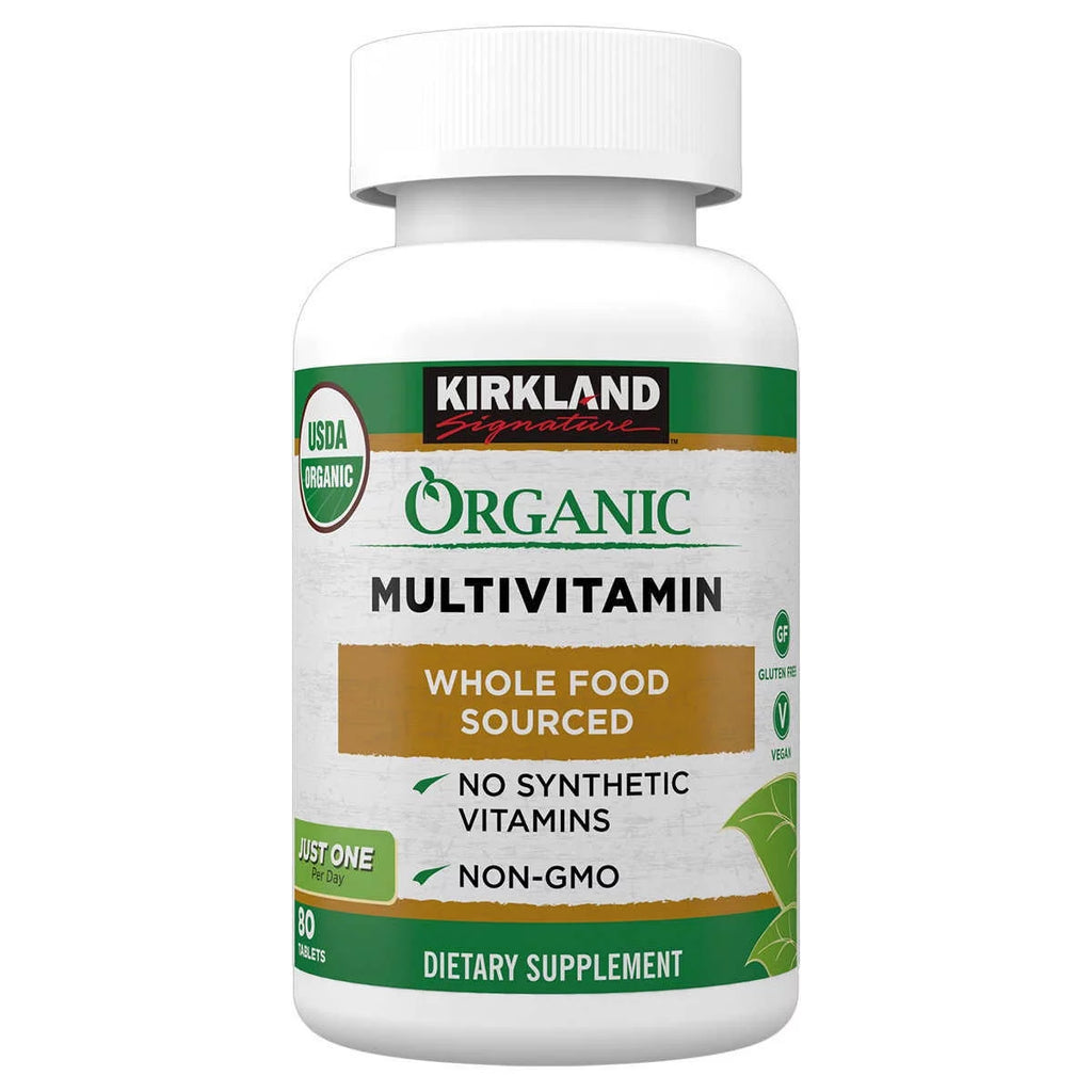 USDA Organic Multivitamin, 80 Coated Tablets R972240