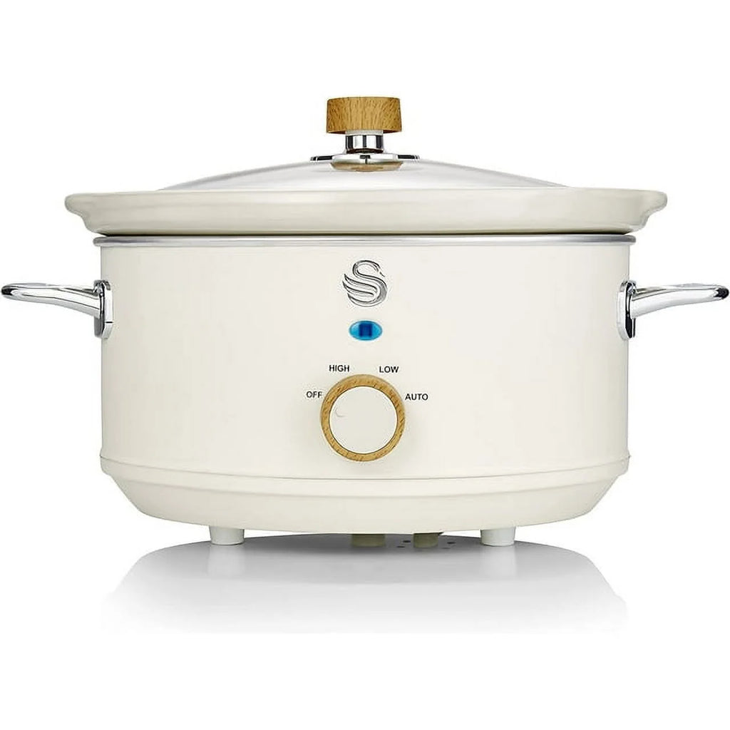 3.7 qt White Slow Cooker B366
