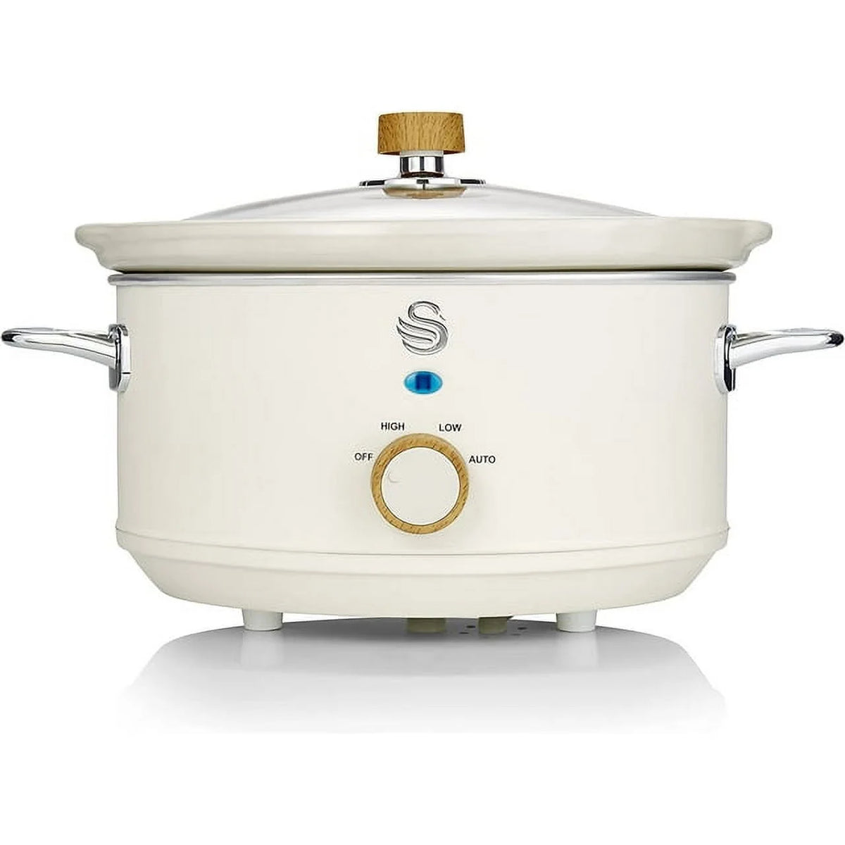 3.7 qt White Slow Cooker B366