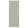 30 in. x 80 in. Desert Sand Left-Hand Smooth Solid Core Molded Composite MDF Single Prehung Interior Door Y547632