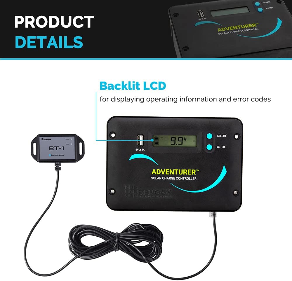400 Watts 12 Volts Monocrystalline Solar Kit with Charge Controller L72822
