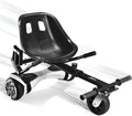 Black Hoverboard Seat Attachment with Off-Road Tire I750