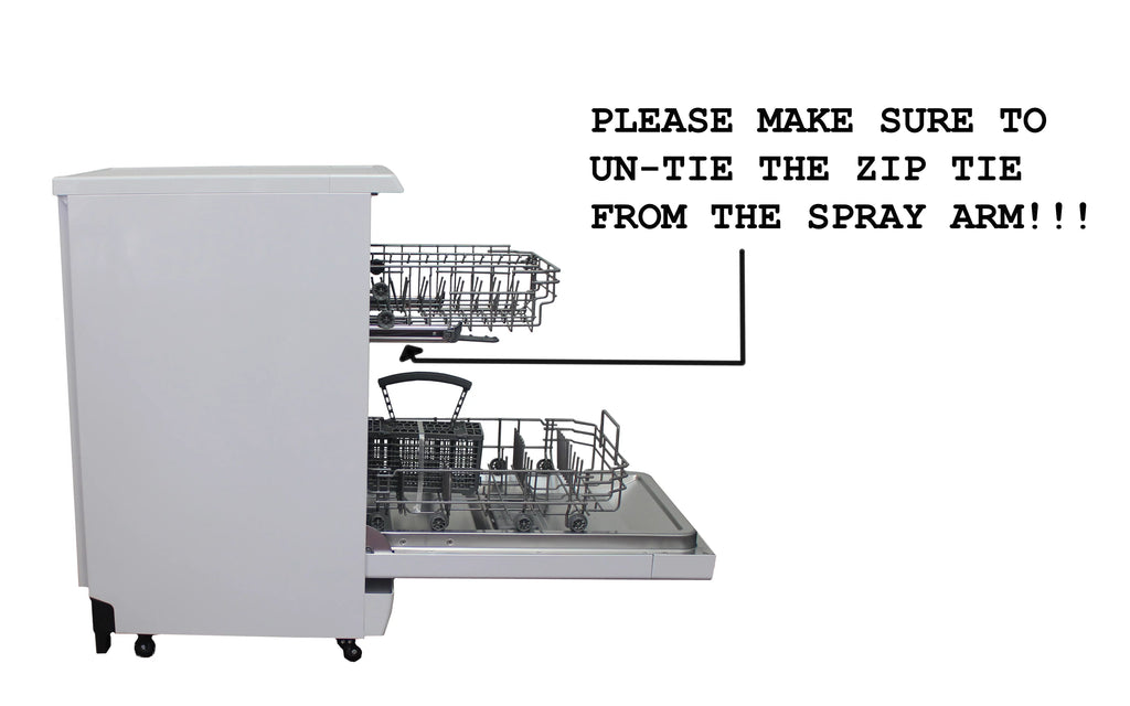 White 18" Portable Dishwasher P920