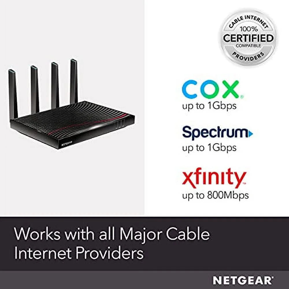 Cable Modem WiFi Router Combo AC3200 DOCSIS 3.1 K9416