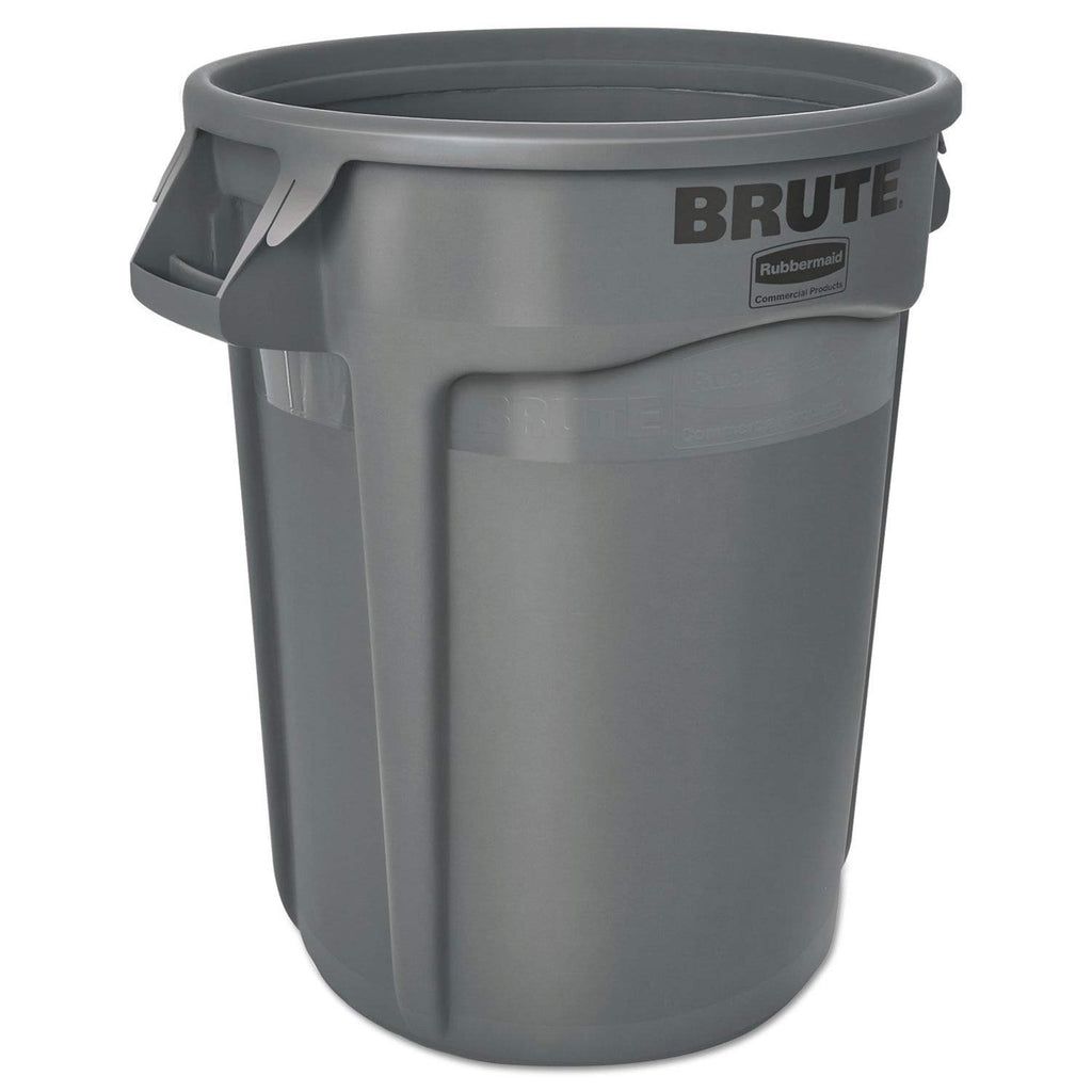 32 gallon Gray Commercial-Grade Trash Can R288