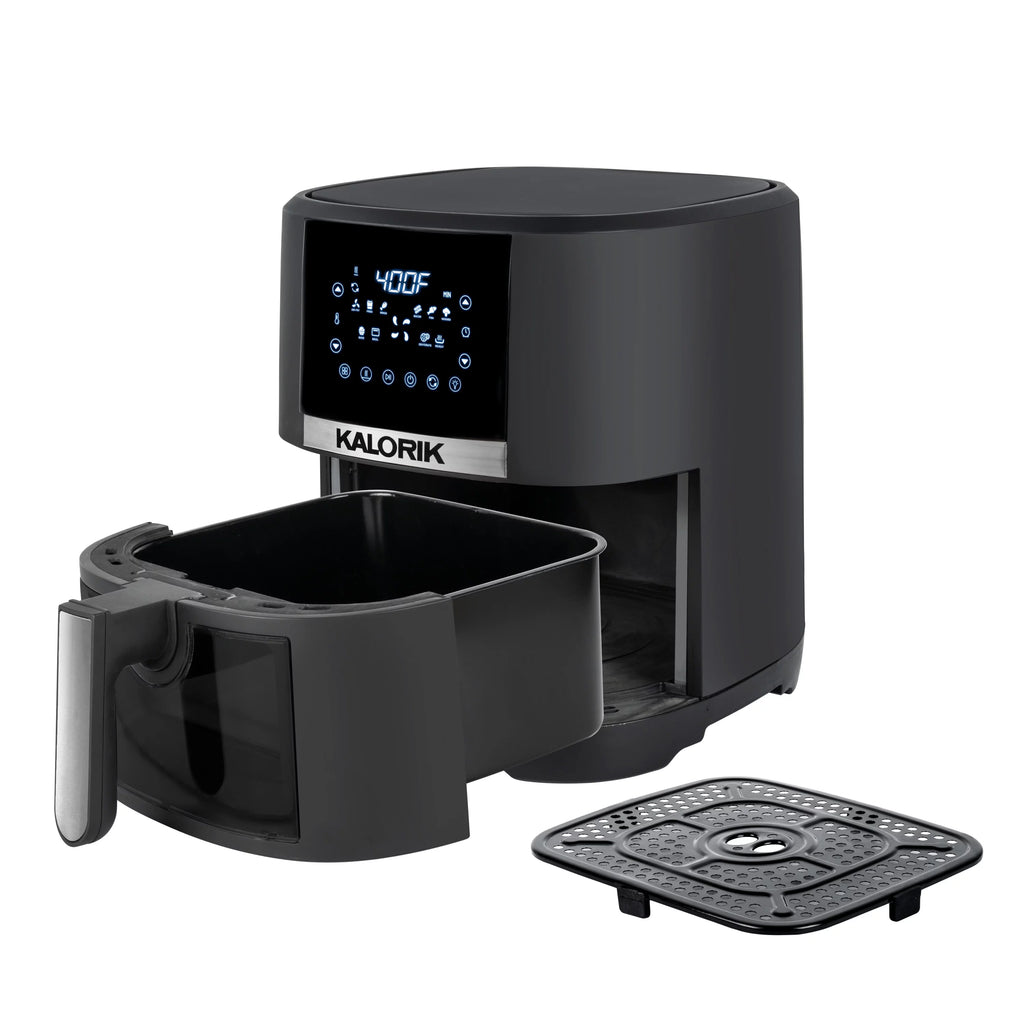5 Quart Digital Air Fryer with Viewing Window, Black A843881