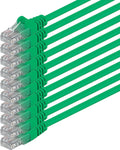 Green 0.5m 10 Pieces Ethernet LAN Network Cable RJ45 UTP Cat.5 C57819