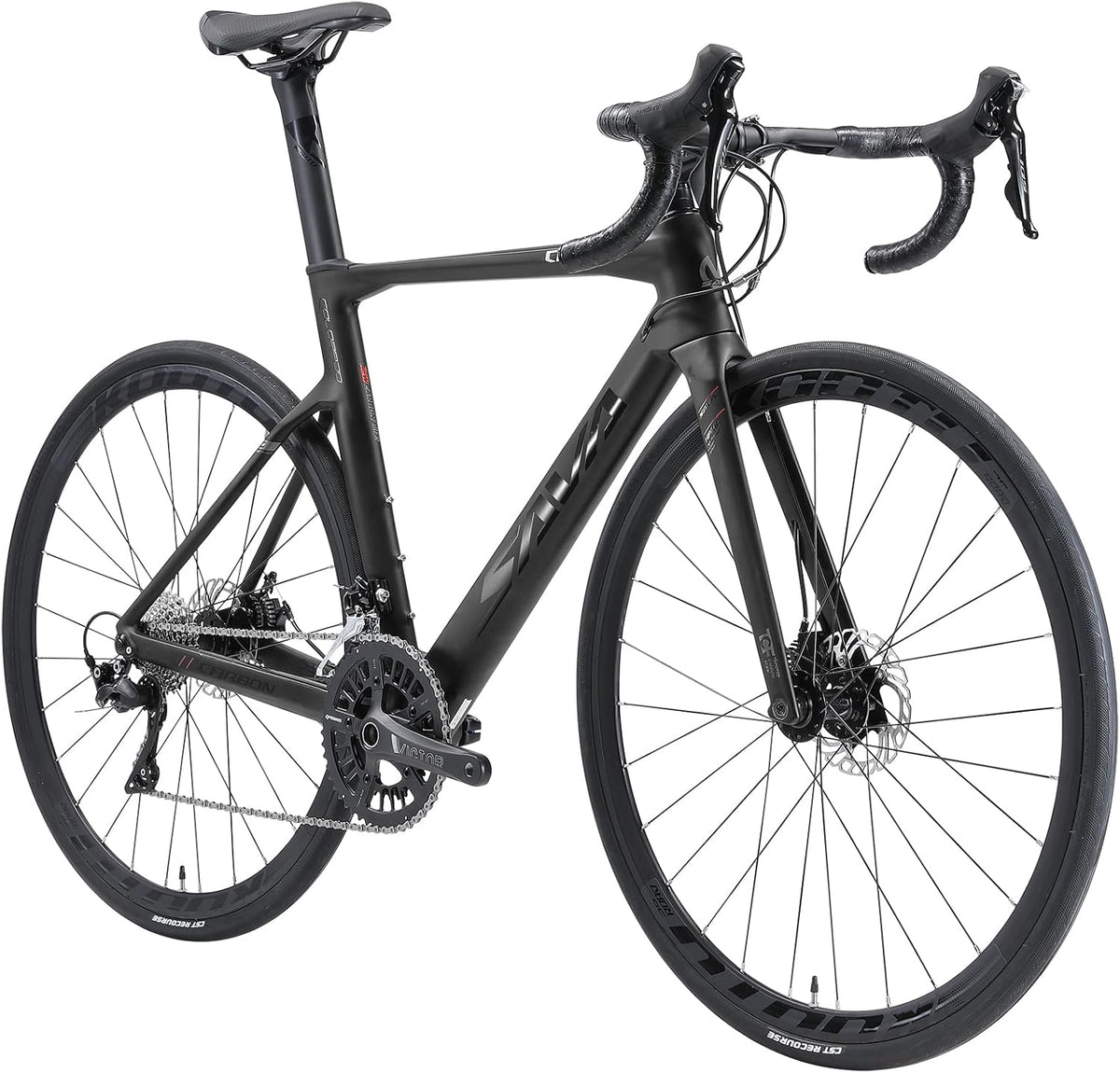 Carbon Road Bike with Carbon Fiber Frame 700C Racing Bicycle Y12778