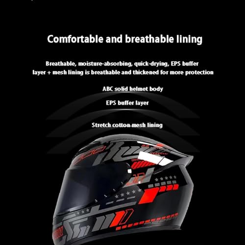 Flip-Up Modular Full Face Motorcycle Helmet F5185