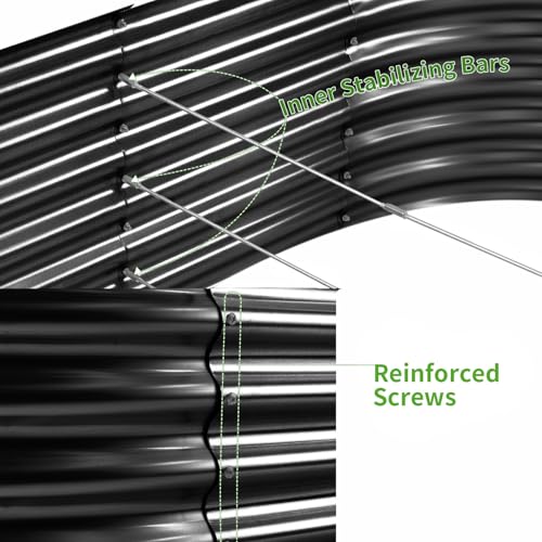 Galvanized Raised Garden Bed Kit F679492