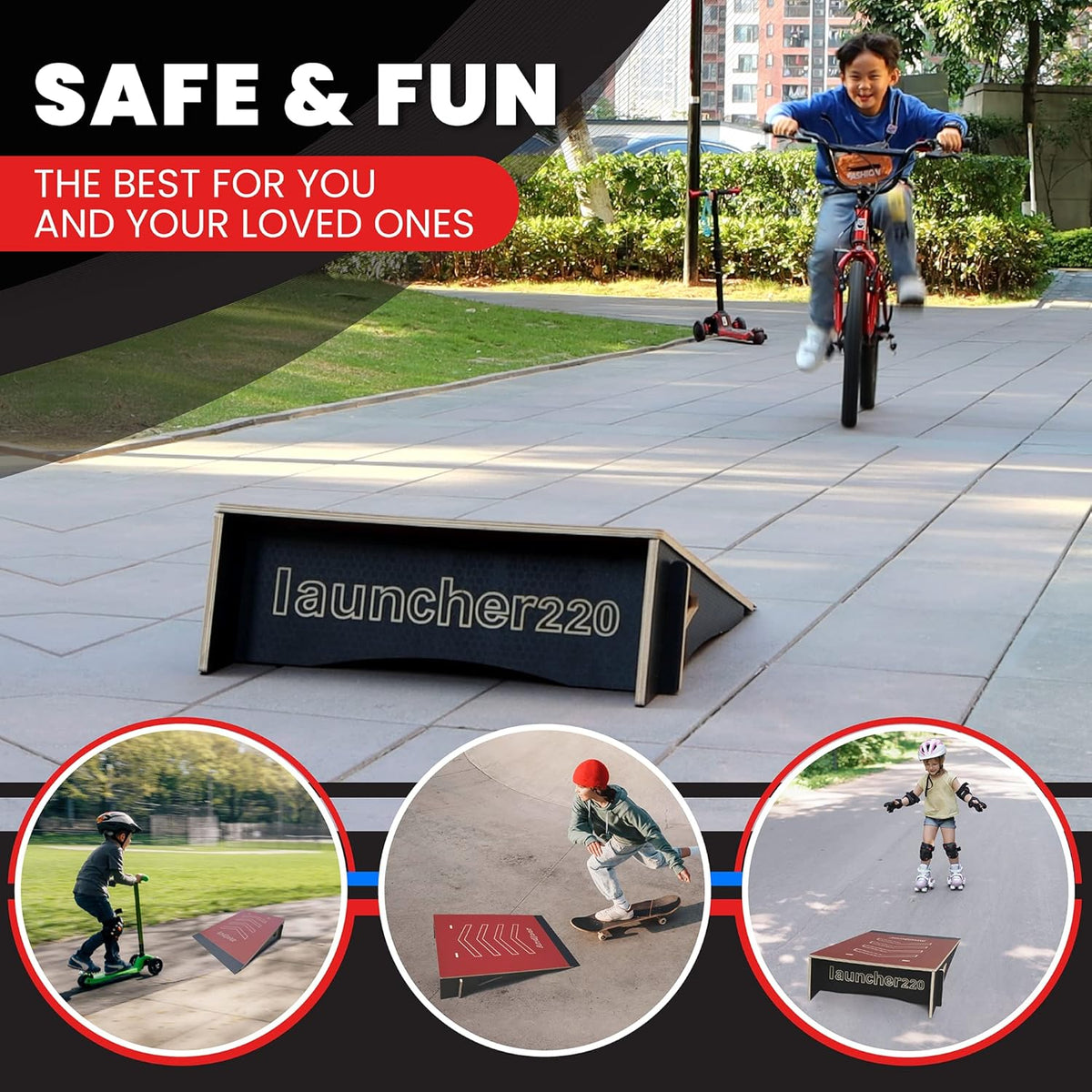 Skateboard ramp Bike ramp Scooter ramp Jumping P63857