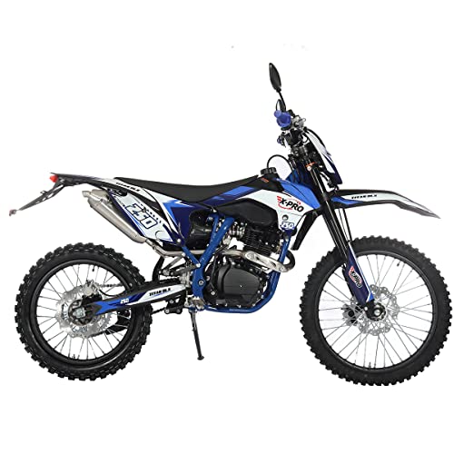 250cc Dirt Bike with 5-Speed Manual Transmission, 21"/18" Wheels, Electric/Kick Start V682