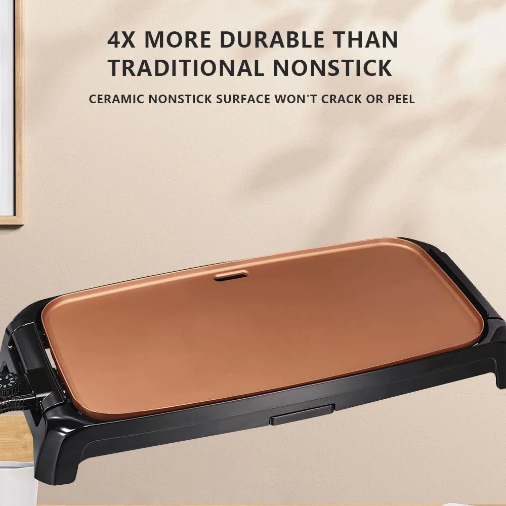Nonstick Ceramic Electric Griddle S33407