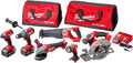Brushless Cordless Combo Kit (6-Tool) with 5.0 Ah Batteries, Charger, Tool Bags M218