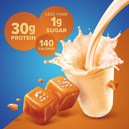 Strawberry Protein Shake, 30g Protein, 11oz Bottles, 12 Pack R9683