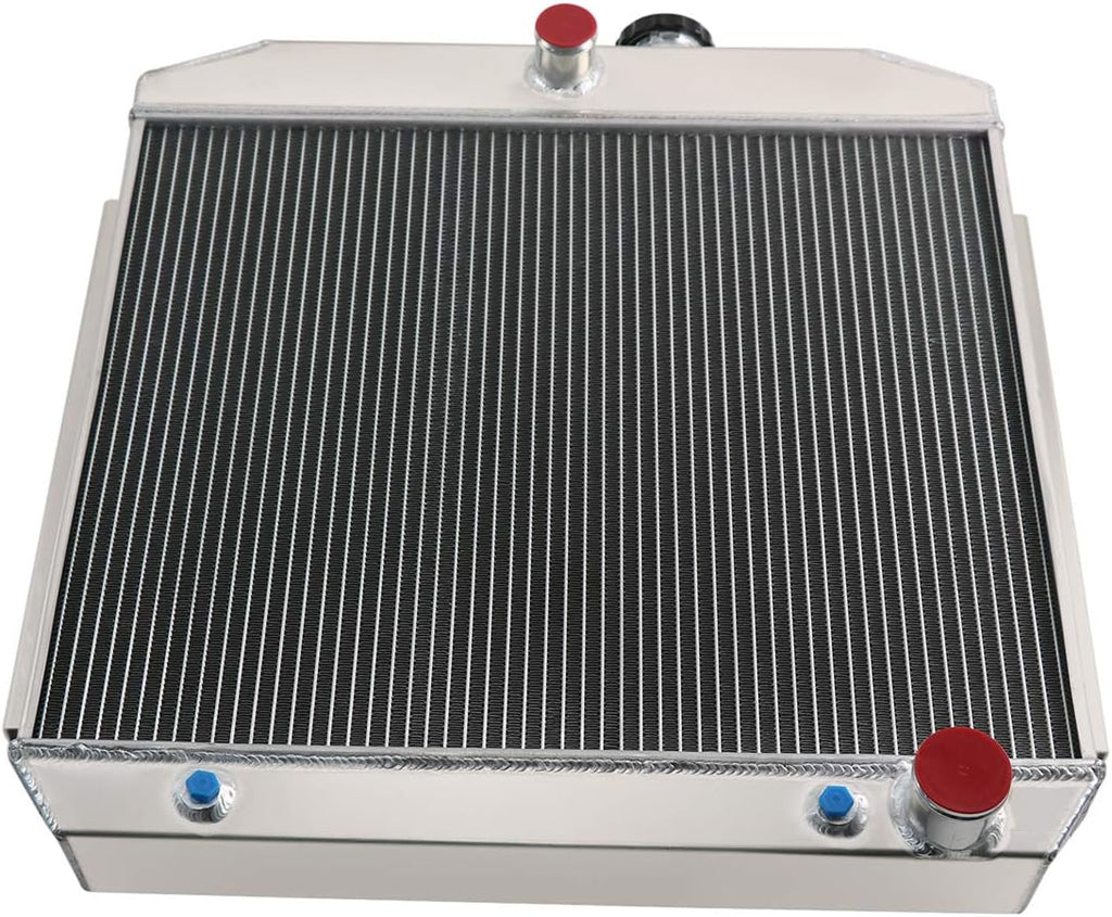 4 Row All Aluminum Radiator with Fan Shroud and Thermostat Relay Kit C680