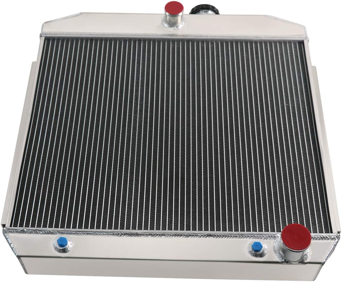 4 Row All Aluminum Radiator with Fan Shroud and Thermostat Relay Kit C680