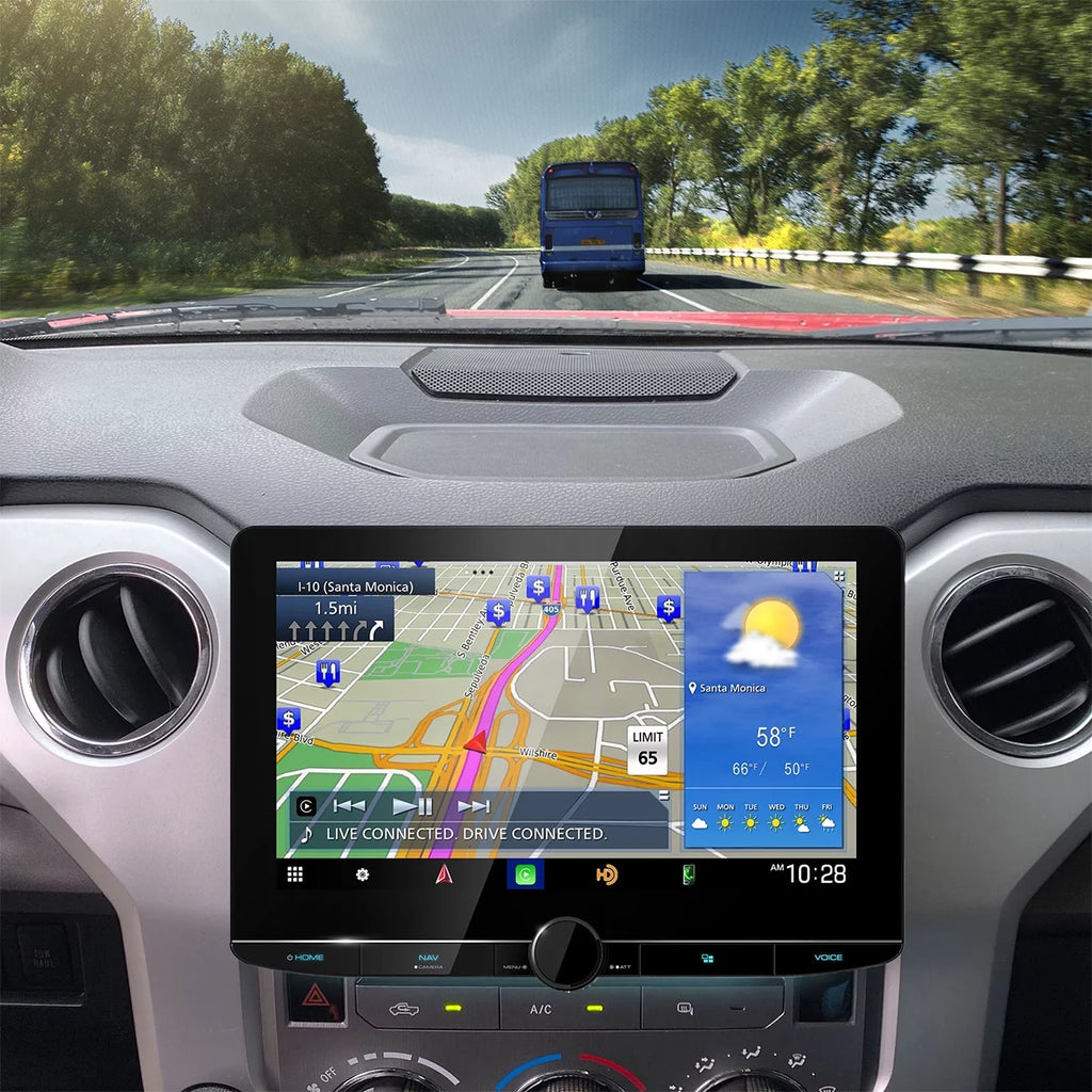 10.1" High Definition Navigation Car Stereo Receiver with Capacitive Touch Panel D676
