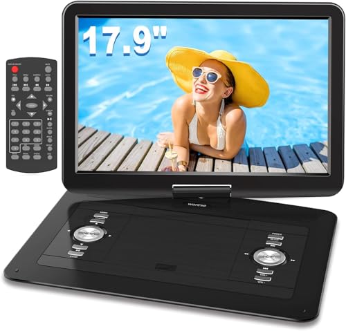 17.9" Portable DVD/CD Player with 15.4" Swivel Screen Y86670