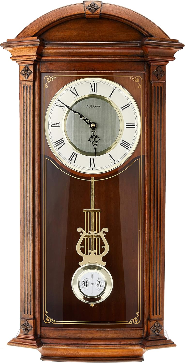 Walnut Chiming Clock Q880941