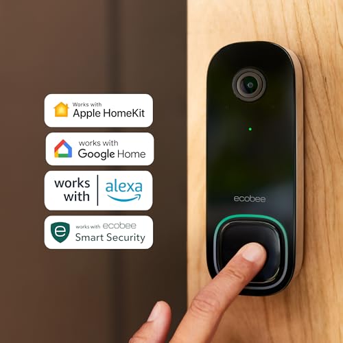 Smart Video Doorbell Camera (Wired) with HD Camera, Night Vision, 2-Way Talk K9343