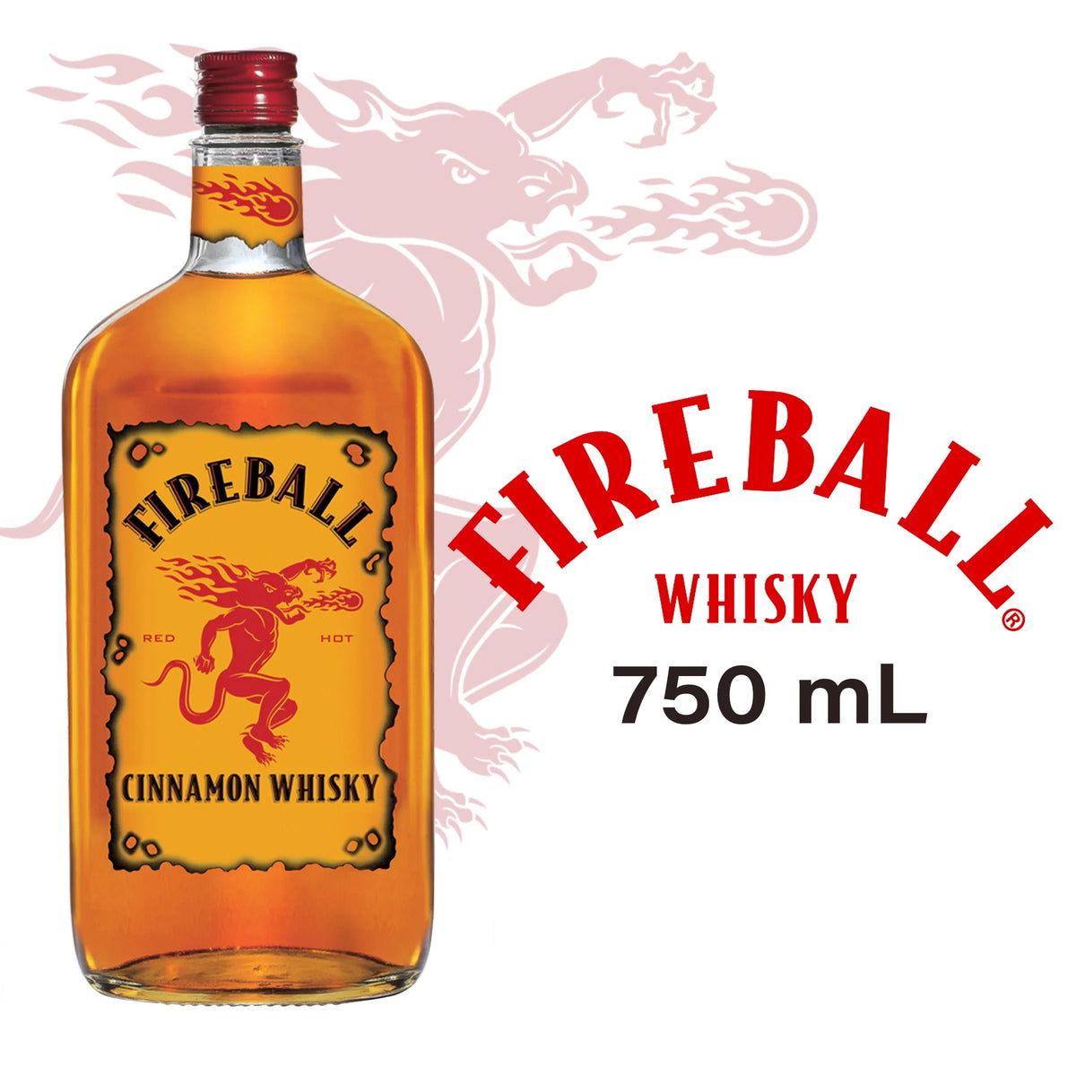 Cinnamon Whiskey, 750ml Bottle, 33% Alcohol A662