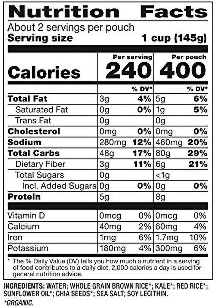 Organic Quinoa, Brown & Red Rice with Flaxseed, 8.5 Ounce Pouches (Pack of 6) X586