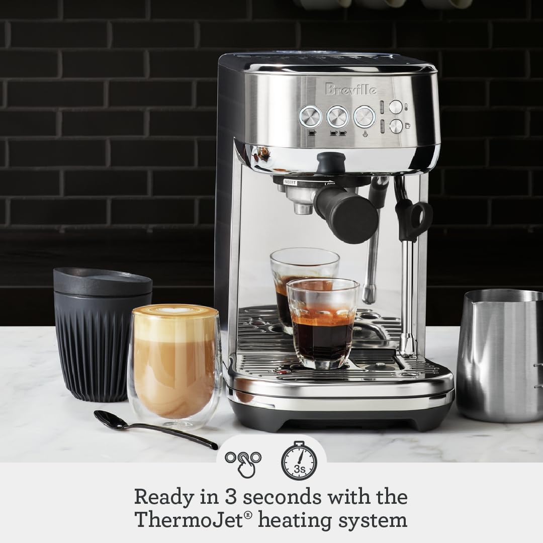 Brushed Stainless Steel Espresso Machine P7434