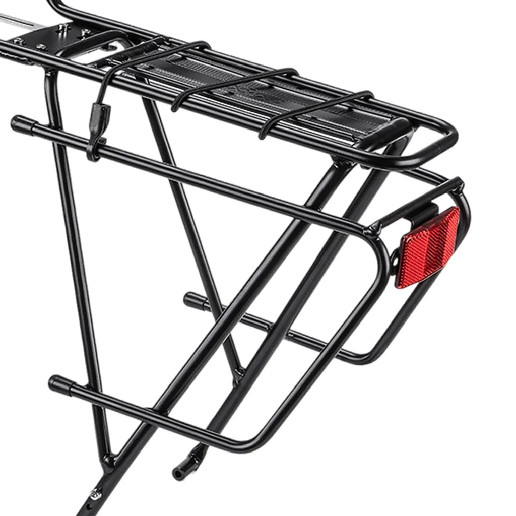Black Durable Bike Cargo Rear Rack with Reflector O915888