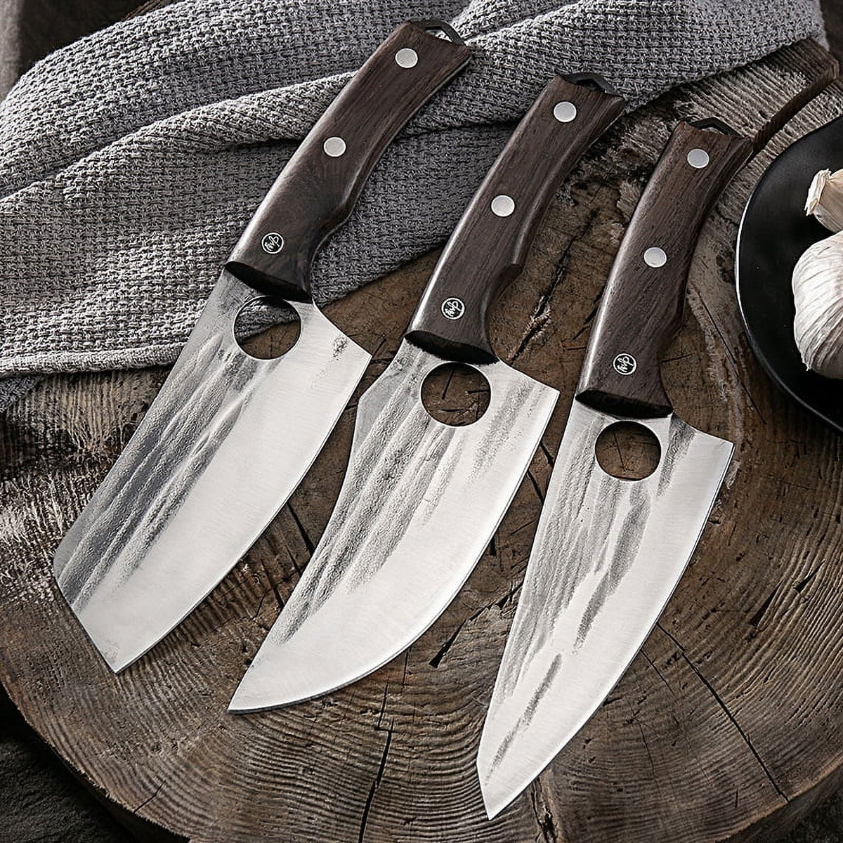 5.5 inch High Carbon Steel Meat Cleaver I1698