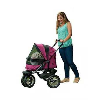 Double No-Zip Pet Stroller J541