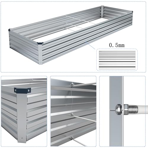 Galvanized Raised Garden Bed U366
