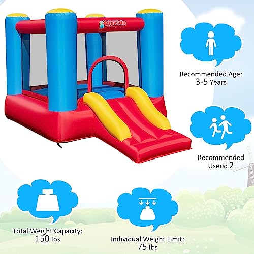 Inflatable Bounce House with Carry Bag, Repair Kit E156