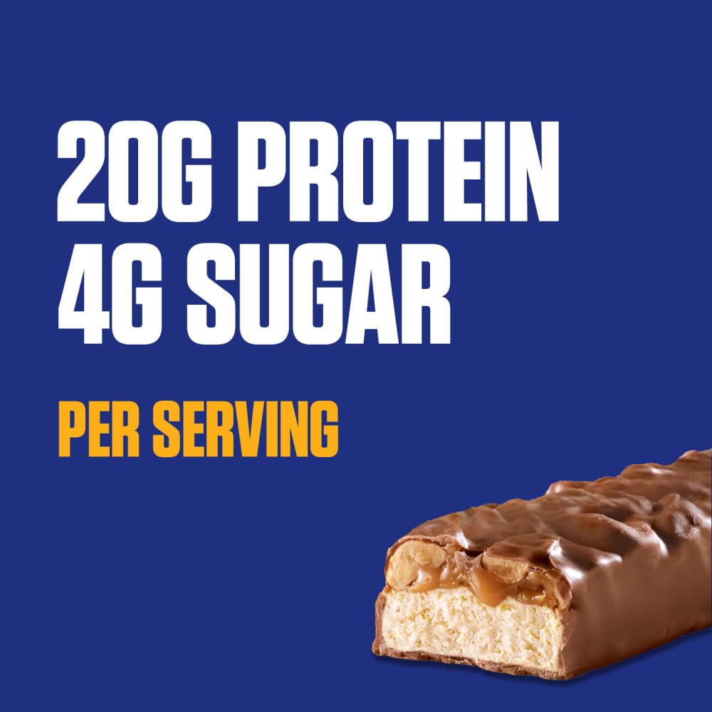 Peanut & Caramel Hi Protein Bar, 8.04 oz, 4 ct Box Q7205