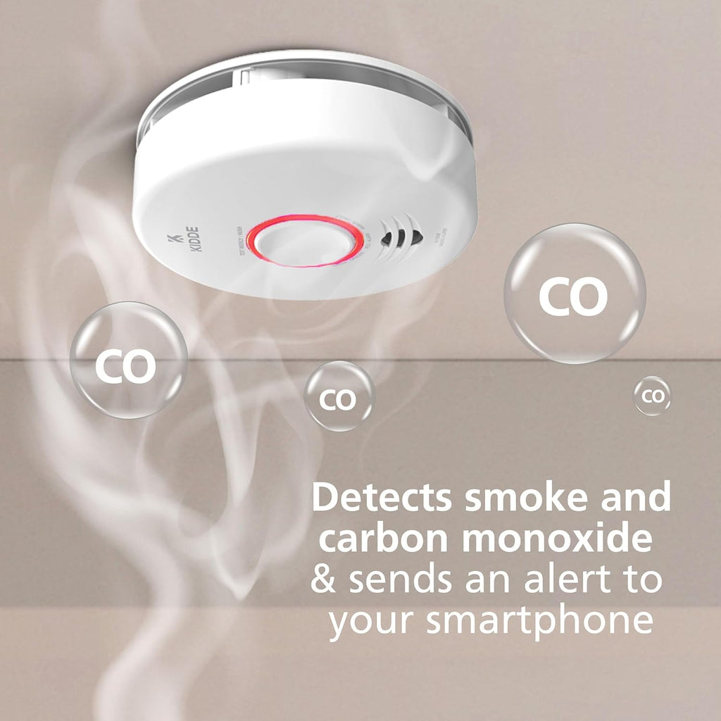 Smart Smoke & CO Detector Hardwired 2 Pack D539958