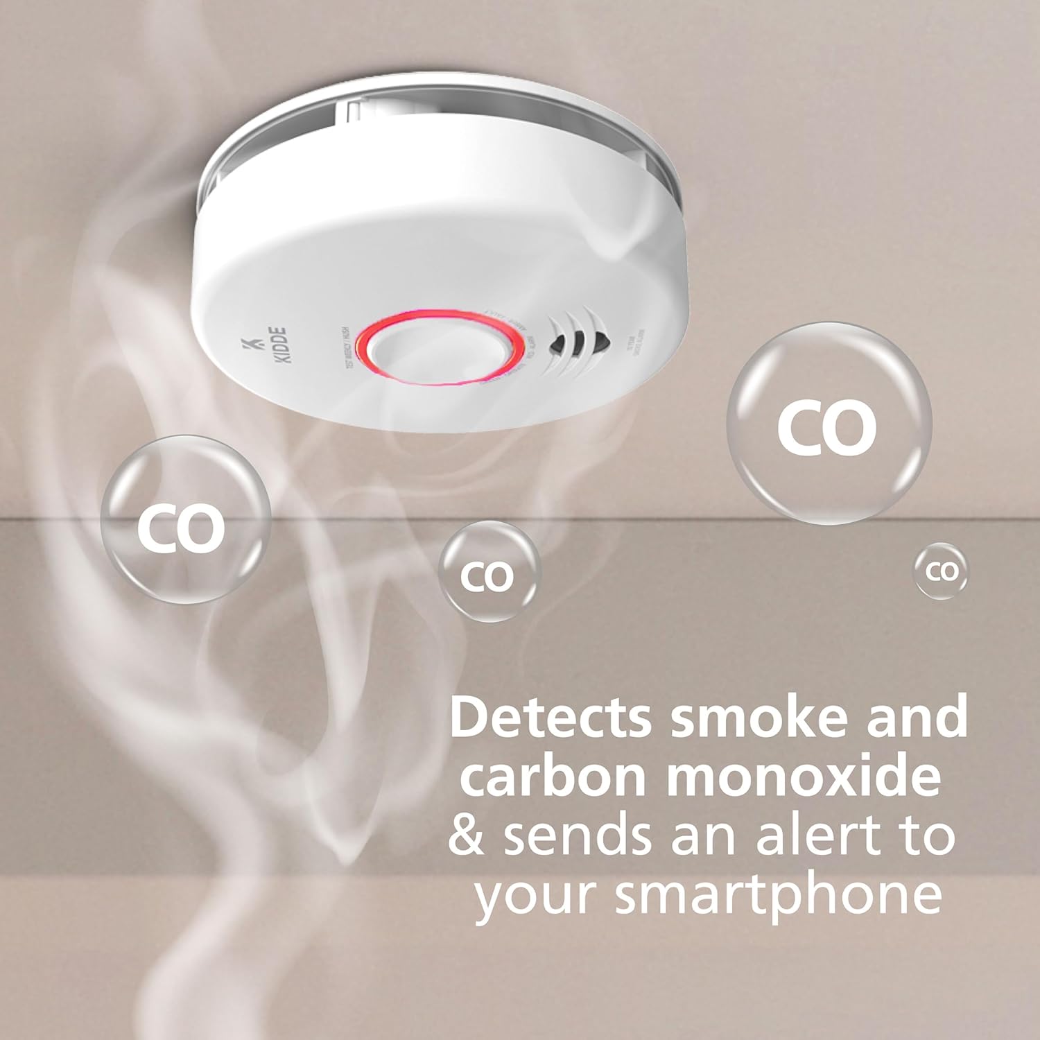 Smart Smoke & CO Detector Hardwired 2 Pack D539958