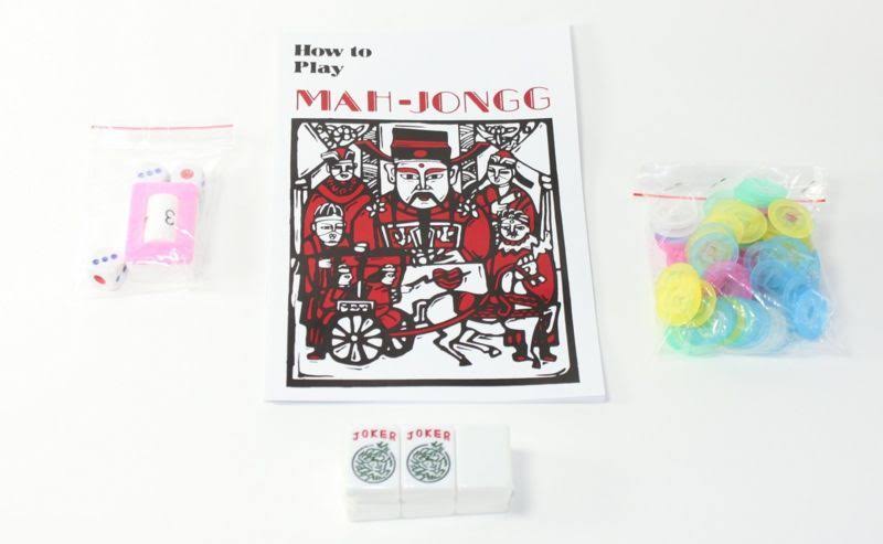 Blue Phoenix 166 Tiles American Mahjong Set with Soft Bag O188