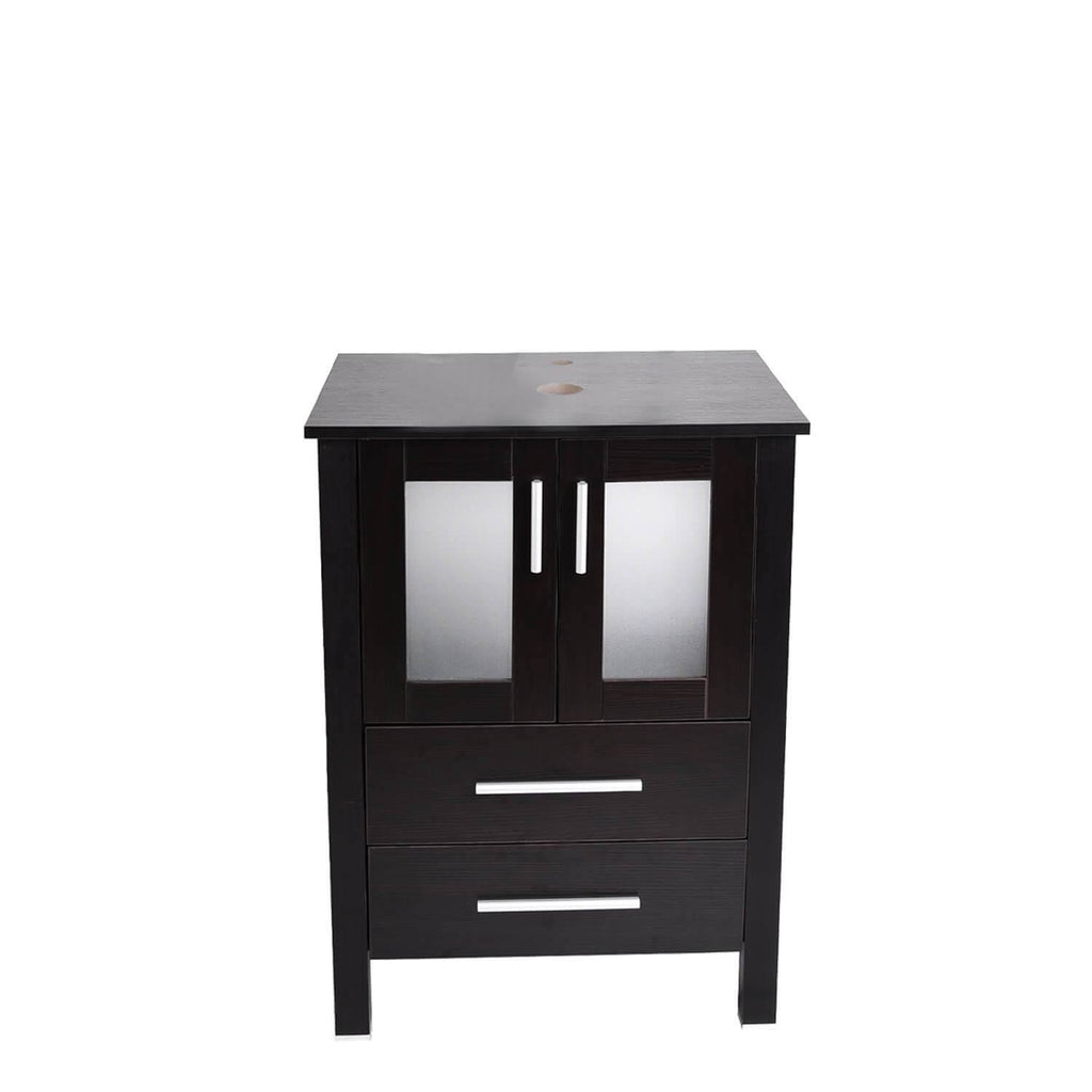 Dark Brown 24 inch Bathroom Vanity Combo B326