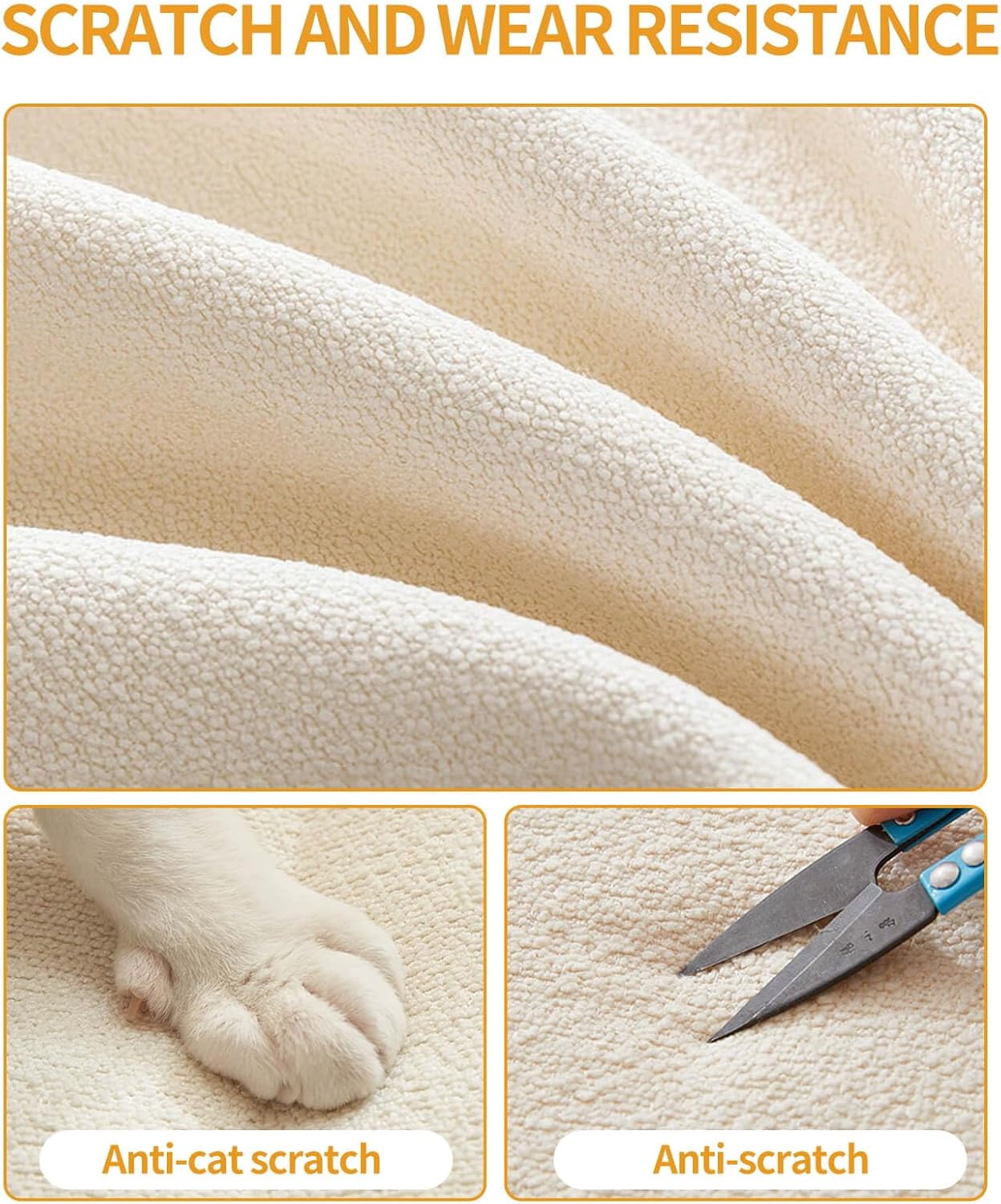 Anti-Cat Scratch Waterproof Non Slip Thickened Window Seat Cushion K977085