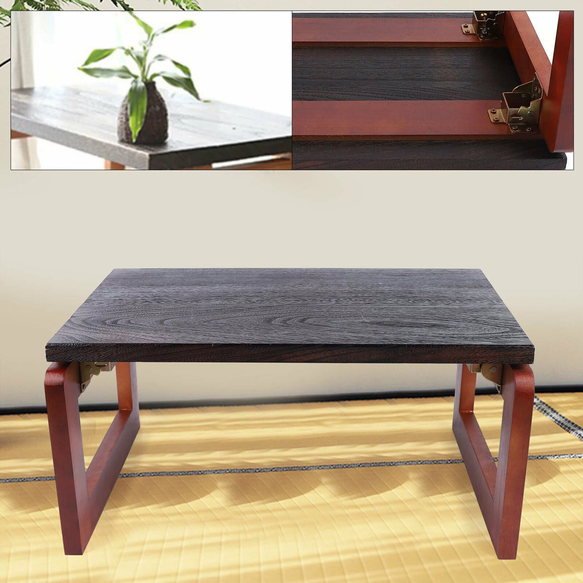 Folding Wood Tea Table Z79443