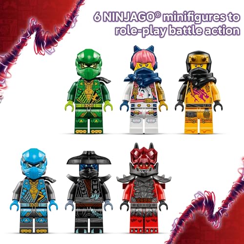 Thunderfang Dragon of Chaos Building Toy with 6 Minifigures and Poseable Dragon Figure B12017