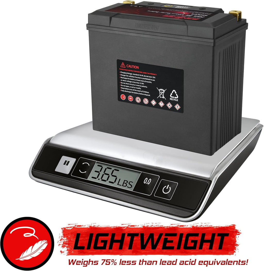Lithium Motorcycle Powersport Battery YTX20L-BS 12.8V 18AH 550 CCA with BMS A5417